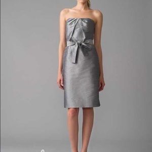 Monique Lhuillier Bridesmaid silver/grey dress